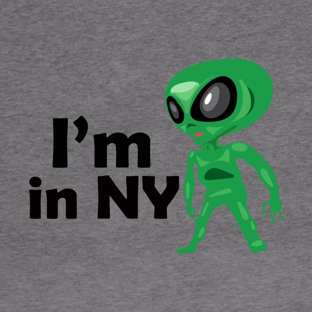 Alien in NY by Garlicky